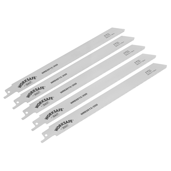 Sealey WRS3013/200 225mm 14tpi Reciprocating Saw Blade - Pack of 5