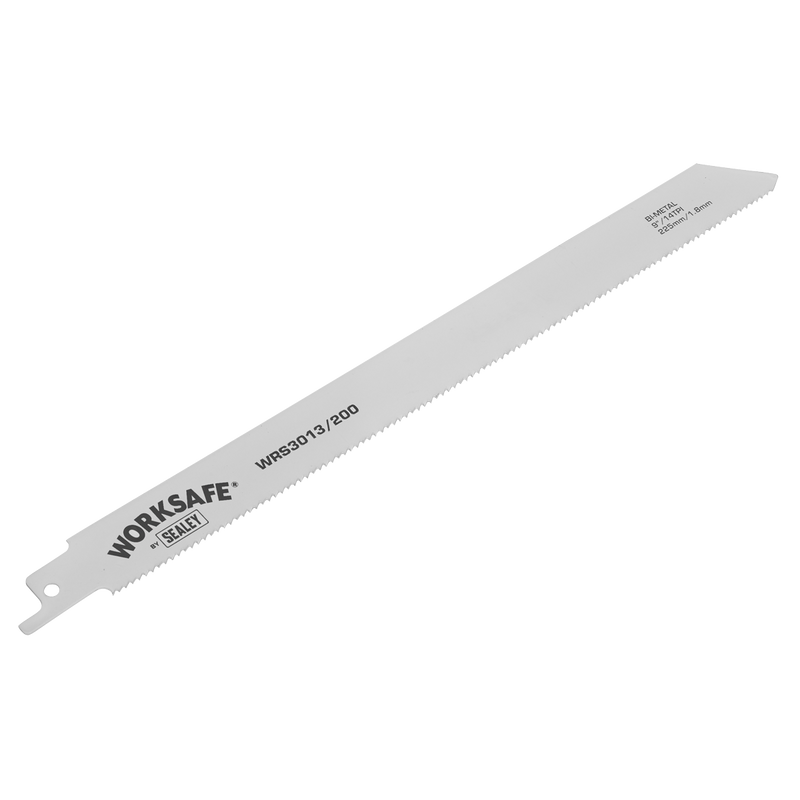 Sealey WRS3013/200 225mm 14tpi Reciprocating Saw Blade - Pack of 5