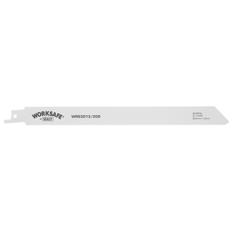 Sealey WRS3013/200 225mm 14tpi Reciprocating Saw Blade - Pack of 5