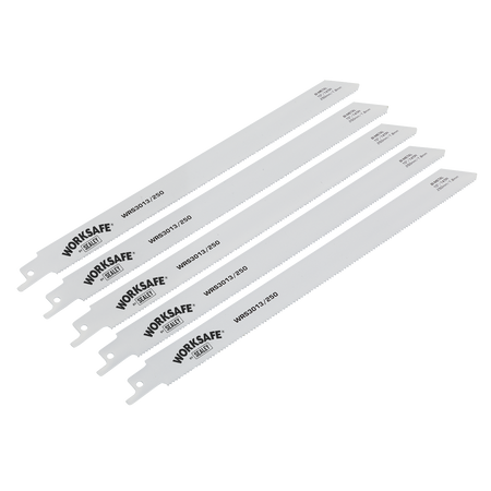 Sealey WRS3013/250 250mm 14tpi Reciprocating Saw Blade - Pack of 5