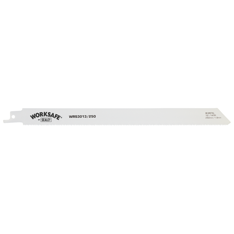 Sealey WRS3013/250 250mm 14tpi Reciprocating Saw Blade - Pack of 5