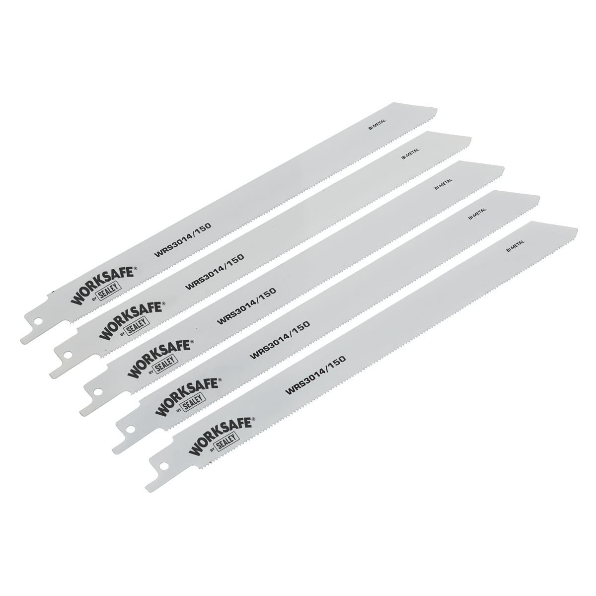 Sealey WRS3014/150 150mm 18tpi Reciprocating Saw Blade Metal - Pack of 5