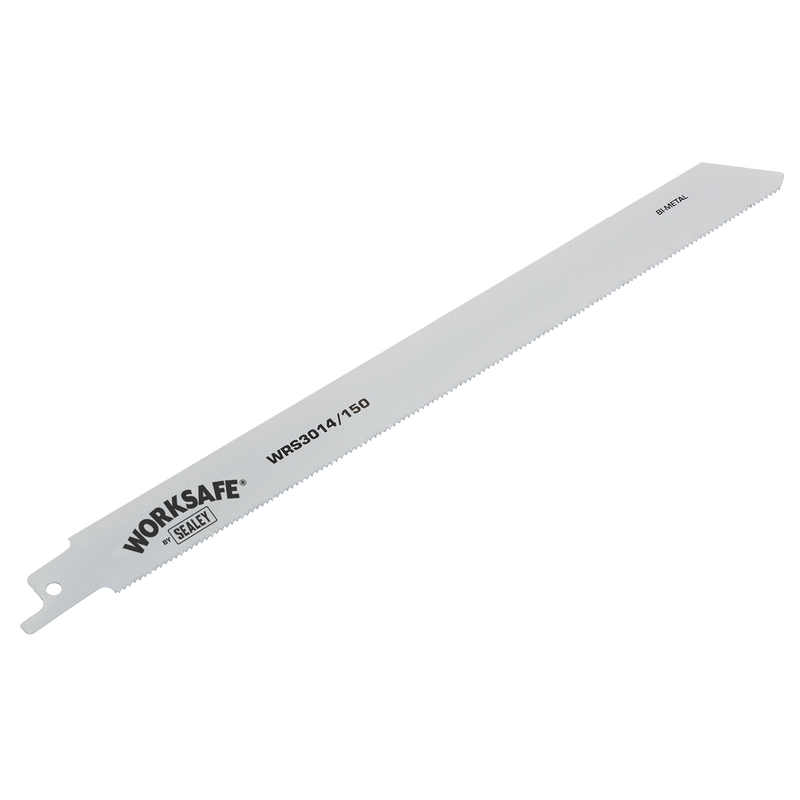 Sealey WRS3014/150 150mm 18tpi Reciprocating Saw Blade Metal - Pack of 5