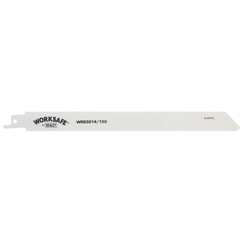 Sealey WRS3014/150 150mm 18tpi Reciprocating Saw Blade Metal - Pack of 5