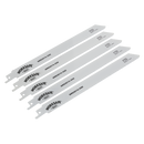 Sealey WRS3014/200 225mm 18tpi Reciprocating Saw Blade Metal - Pack of 5