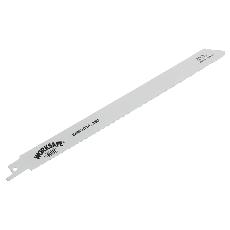 Sealey WRS3014/250 250mm 18tpi Reciprocating Saw Blade Metal - Pack of 5