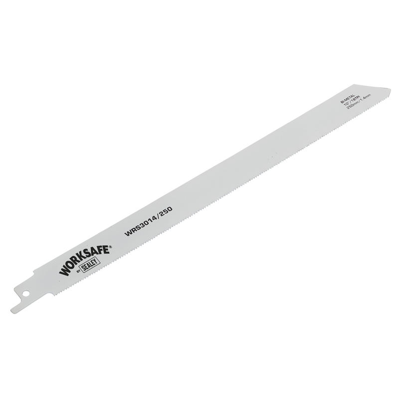 Sealey WRS3014/250 250mm 18tpi Reciprocating Saw Blade Metal - Pack of 5