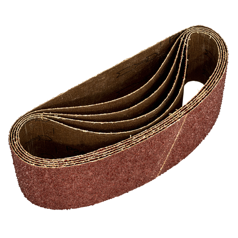 Sealey WSB53245 75 x 533mm Sanding Belt 24Grit - Pack of 5