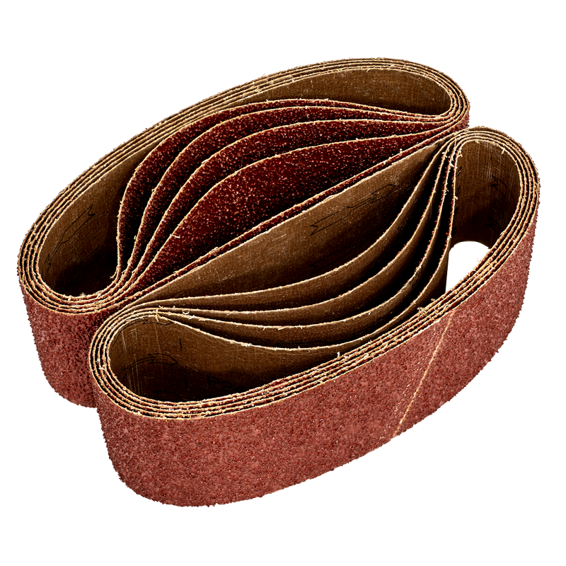 Sealey WSB5340 75 x 533mm Sanding Belt 40Grit - Pack of 10