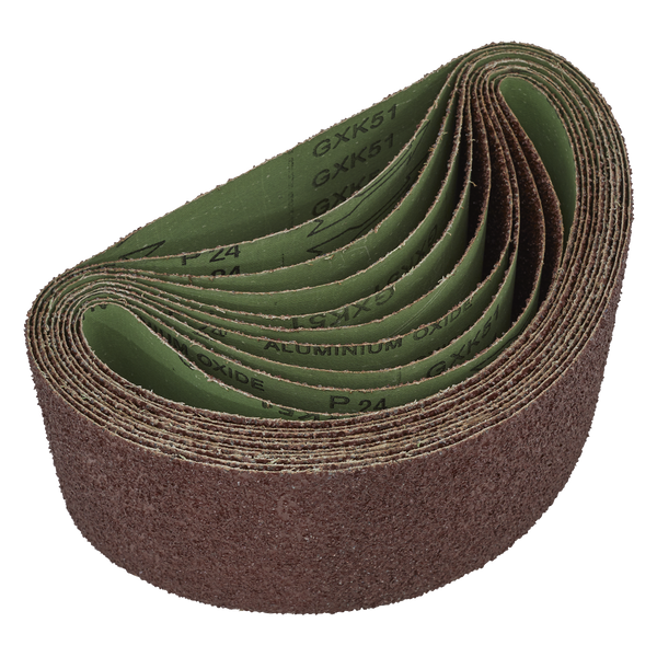 Sealey WSB61245 100 x 610mm Sanding Belt 24Grit - Pack of 5
