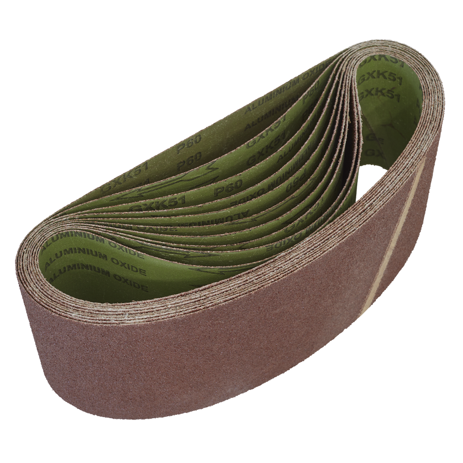 Sealey WSB6160 100 x 610mm Sanding Belt 60Grit - Pack of 10