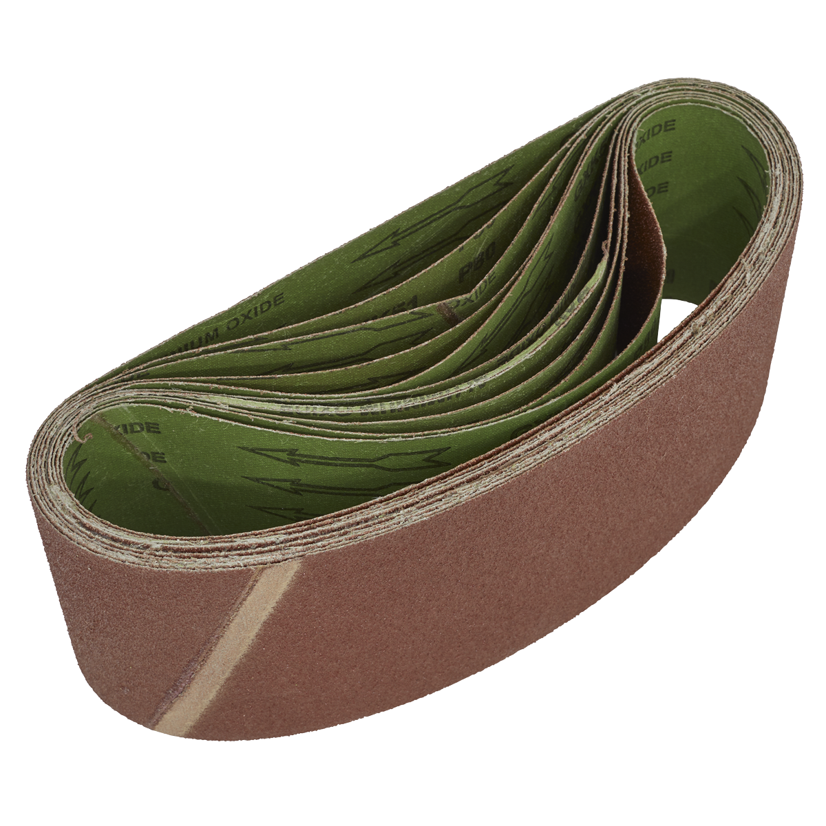 Sealey WSB6180 100 x 610mm Sanding Belt 80Grit - Pack of 10