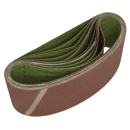 Sealey WSB6180 100 x 610mm Sanding Belt 80Grit - Pack of 10