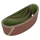 Sealey WSB6180 100 x 610mm Sanding Belt 80Grit - Pack of 10