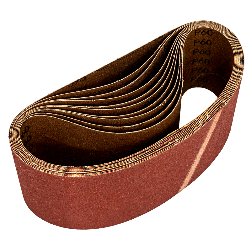 Sealey WSB6260 100 x 620mm Sanding Belt 60Grit - Pack of 10
