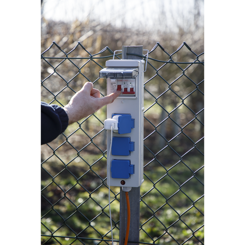 Sealey WSC16133 15m Caravan & Camping Mains Unit with RCD