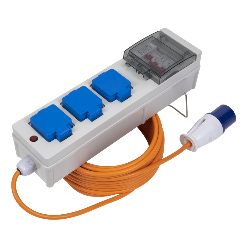 Sealey WSC16133 15m Caravan & Camping Mains Unit with RCD