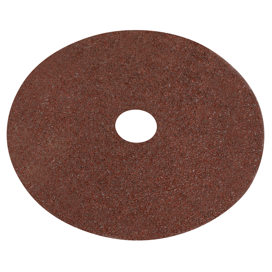 Sealey WSD424 100mm Fibre Backed Disc 24Grit - Pack of 25