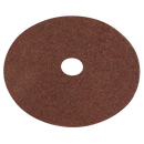 Sealey WSD424 100mm Fibre Backed Disc 24Grit - Pack of 25