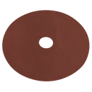 Sealey WSD480 100mm Fibre Backed Disc 80Grit - Pack of 25