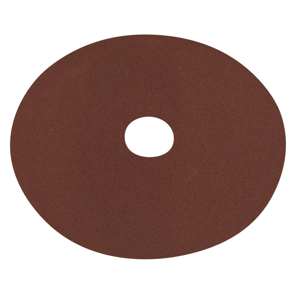 Sealey WSD5120 125mm Fibre Backed Disc 120Grit - Pack of 25