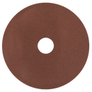 Sealey WSD5120 125mm Fibre Backed Disc 120Grit - Pack of 25