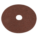 Sealey WSD524 125mm Fibre Backed Disc 24Grit - Pack of 25