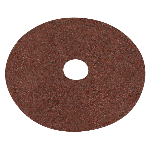Sealey WSD524 125mm Fibre Backed Disc 24Grit - Pack of 25