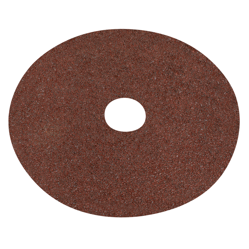 Sealey WSD524 125mm Fibre Backed Disc 24Grit - Pack of 25