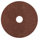 Sealey WSD524 125mm Fibre Backed Disc 24Grit - Pack of 25