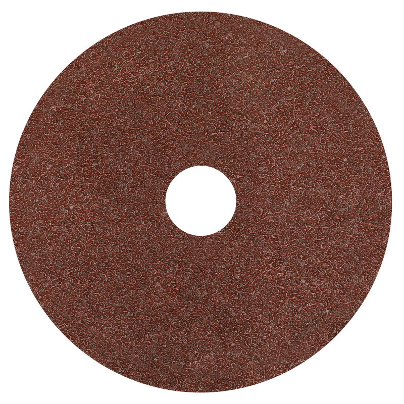 Sealey WSD524 125mm Fibre Backed Disc 24Grit - Pack of 25