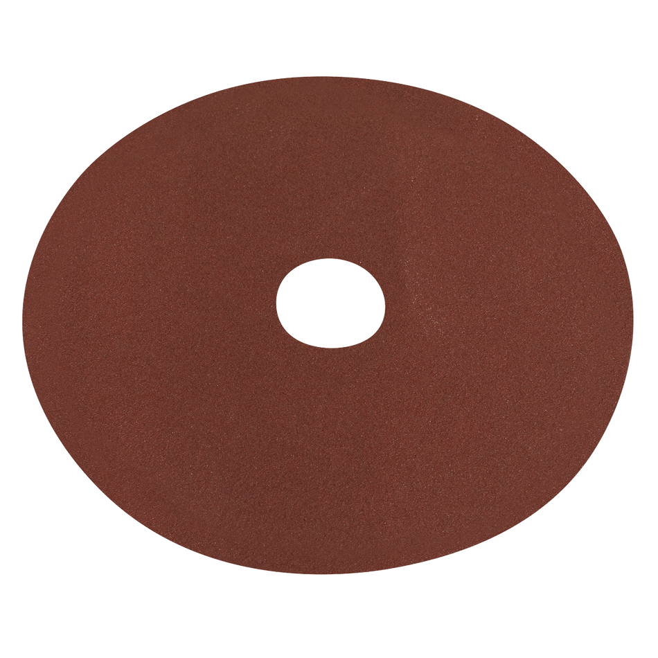 Sealey WSD580 125mm Fibre Backed Disc 80Grit - Pack of 25