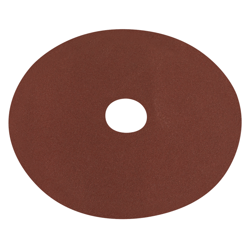 Sealey WSD580 125mm Fibre Backed Disc 80Grit - Pack of 25