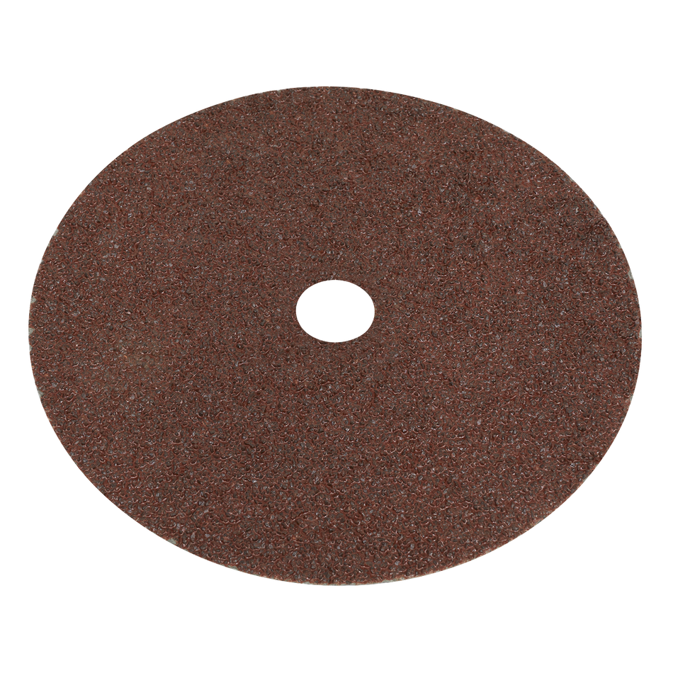 Sealey WSD724 175mm Fibre Backed Disc 24Grit - Pack of 25