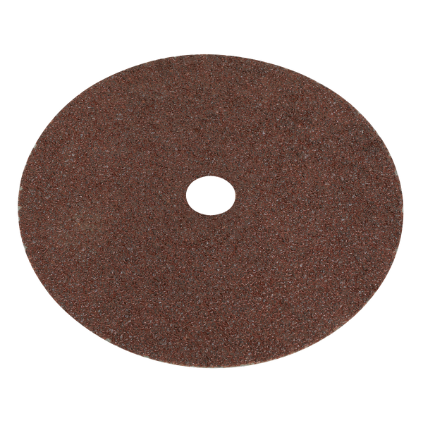 Sealey WSD724 175mm Fibre Backed Disc 24Grit - Pack of 25