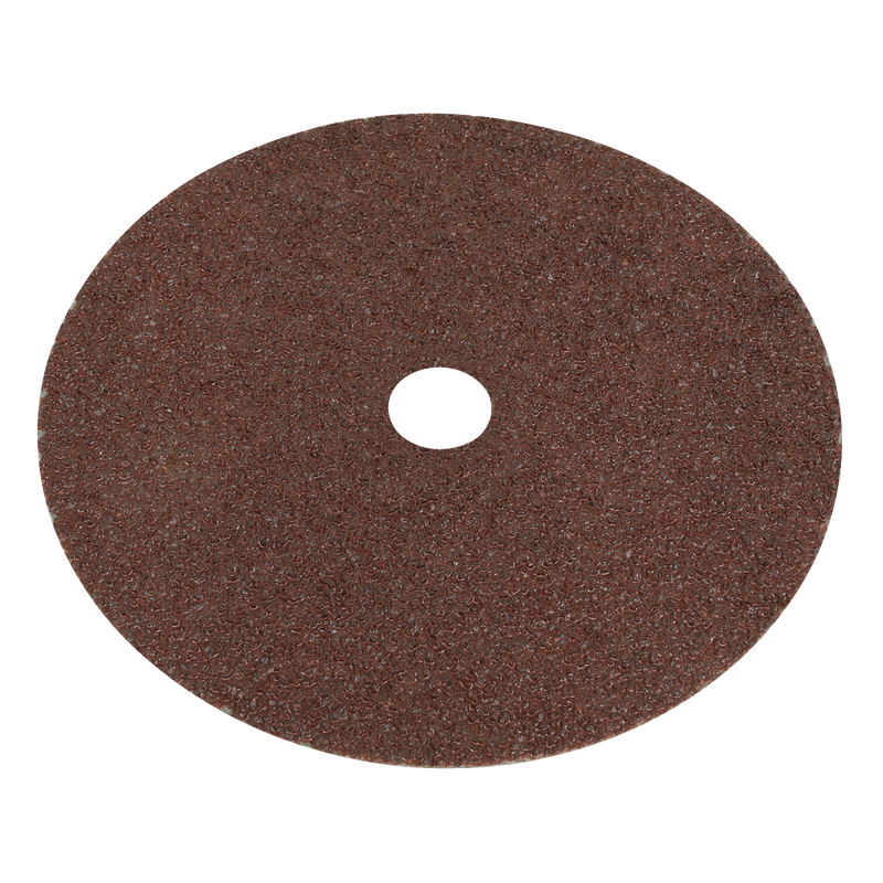 Sealey WSD724 175mm Fibre Backed Disc 24Grit - Pack of 25