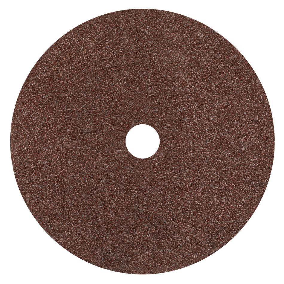Sealey WSD724 175mm Fibre Backed Disc 24Grit - Pack of 25