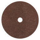 Sealey WSD724 175mm Fibre Backed Disc 24Grit - Pack of 25
