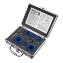 Sealey WSEHSK 9pc Electrician's Hole Saw Kit