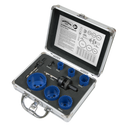 Sealey WSPHSK 9pc Plumber's Hole Saw Kit