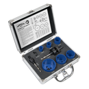 Sealey WSPHSK 9pc Plumber's Hole Saw Kit