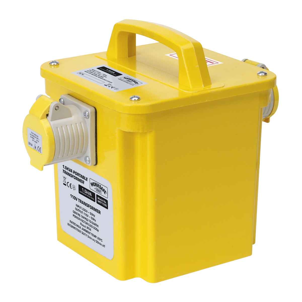 Sealey WST1500 1.5kVA Portable Transformer