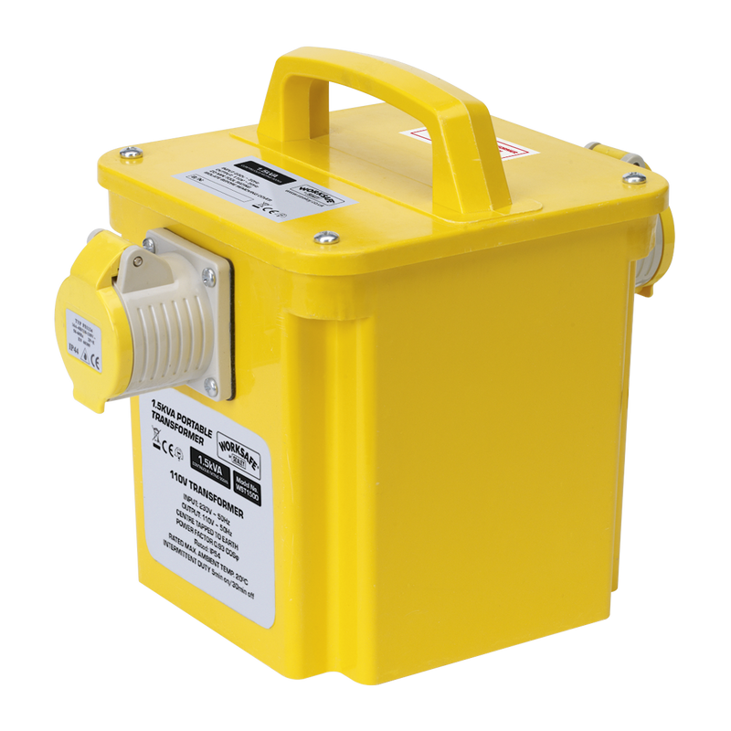 Sealey WST1500 1.5kVA Portable Transformer