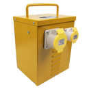 Sealey WST5000MV/2 5kVA Portable Vented Transformer 16/32A Outlets