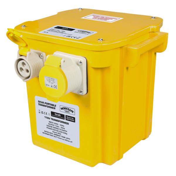 Sealey WST5000 5kVA Portable Transformer