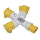 Sealey WSTWA 110V 3-Way Splitter