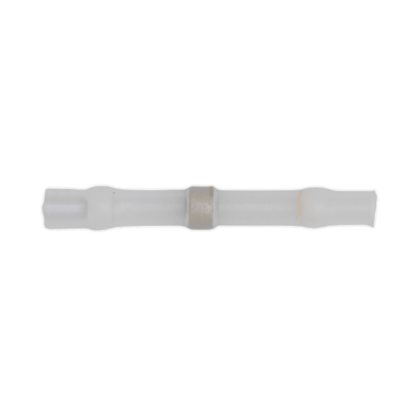 Sealey WTSSB25 White Heat Shrink Solder Butt Connector Terminal - Pack of 25