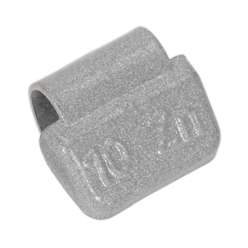 Sealey WWAH10 10g Wheel Weights Hammer-On Plastic Coated Zinc - Alloy Wheels - Pack of 100