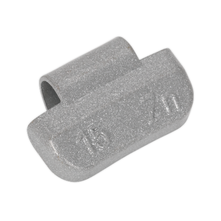 Sealey WWAH15 15g Wheel Weights Hammer-On Plastic Coated Zinc - Alloy Wheels - Pack of 100