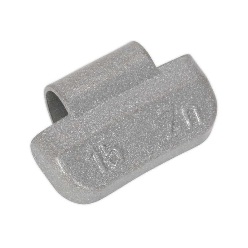 Sealey WWAH15 15g Wheel Weights Hammer-On Plastic Coated Zinc - Alloy Wheels - Pack of 100